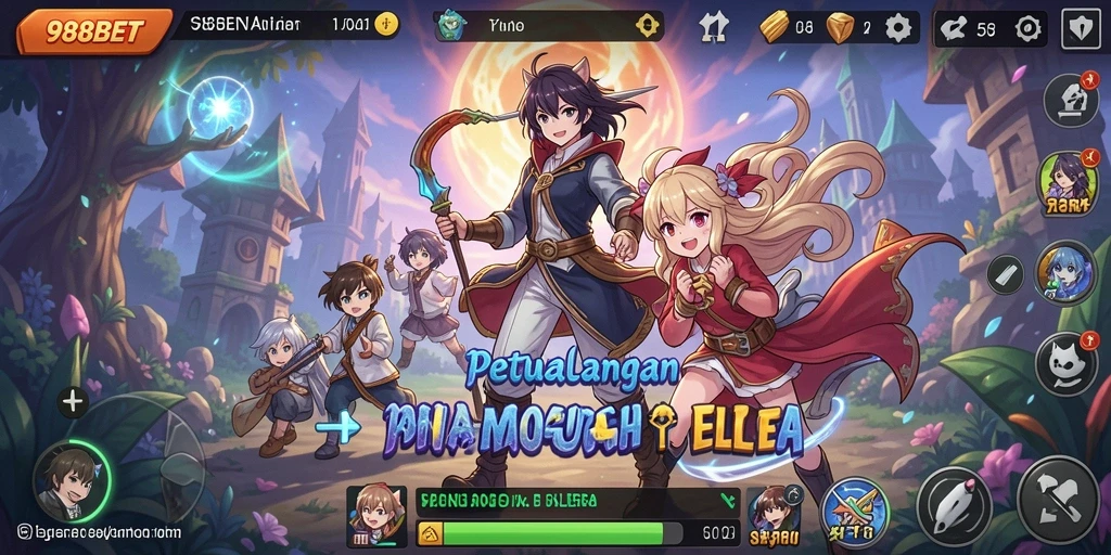 Gameplay seru dalam dunia Anime di 988BET.