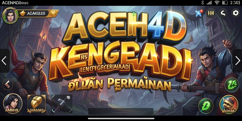 Tangkapan layar gameplay menegangkan dari game ACEH4D yang penuh kengerian.