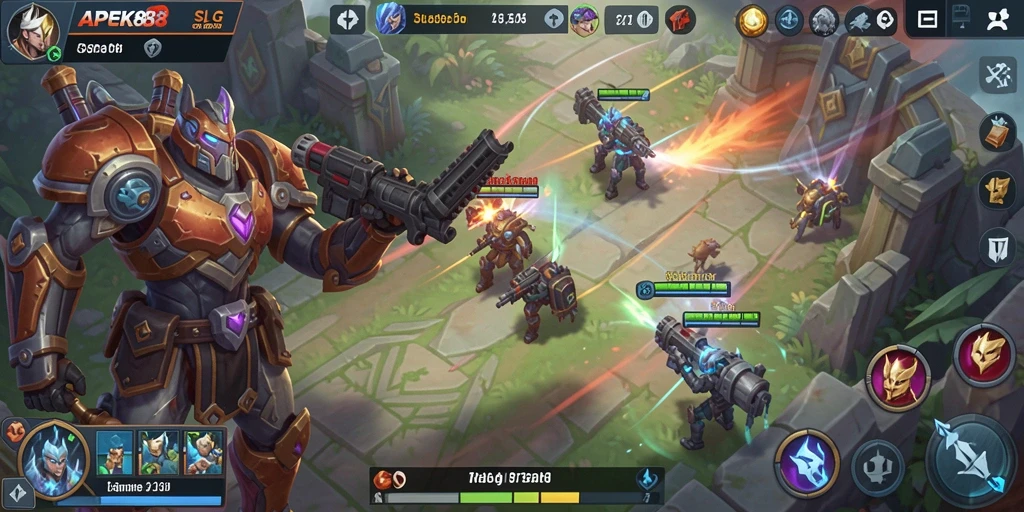 Tampilan gameplay APEK88 yang mendebarkan dan penuh strategi.