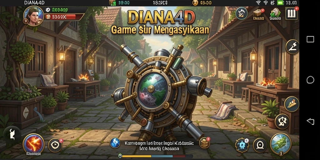 Tampilan gameplay DIANA4D yang memukau dan strategis.