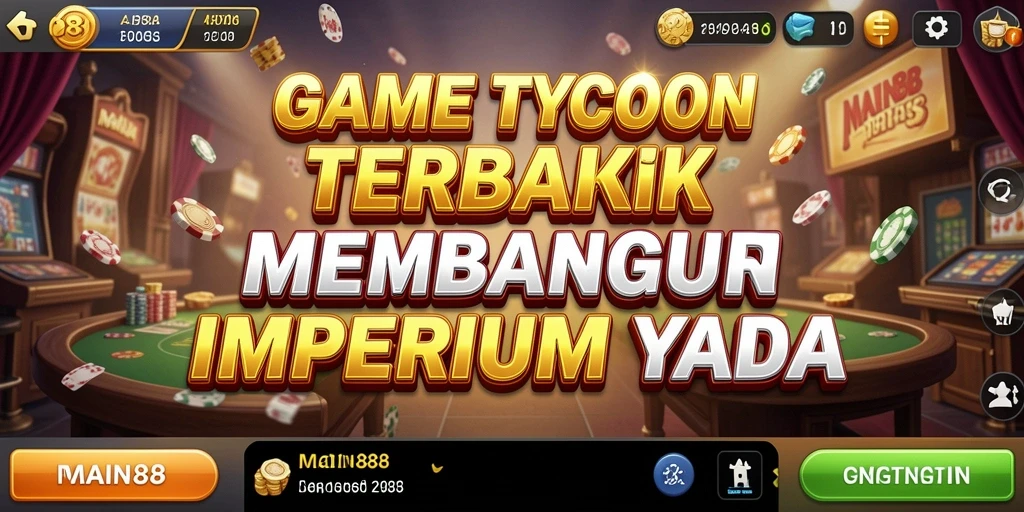 Screenshot gameplay <strong>MAIN88</strong> yang menunjukkan manajemen bisnis yang seru.