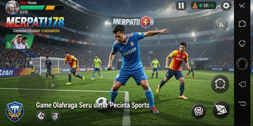 Tampilan gameplay menarik dari MERPATI178, penuh aksi olahraga.