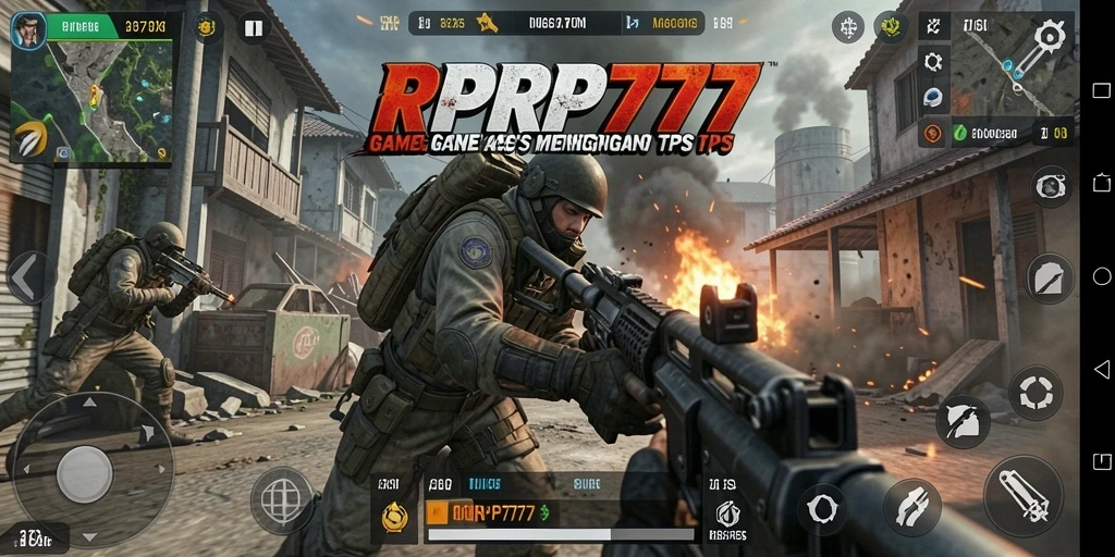 Tampilan mendebarkan dari gameplay RPRP777 yang intens.