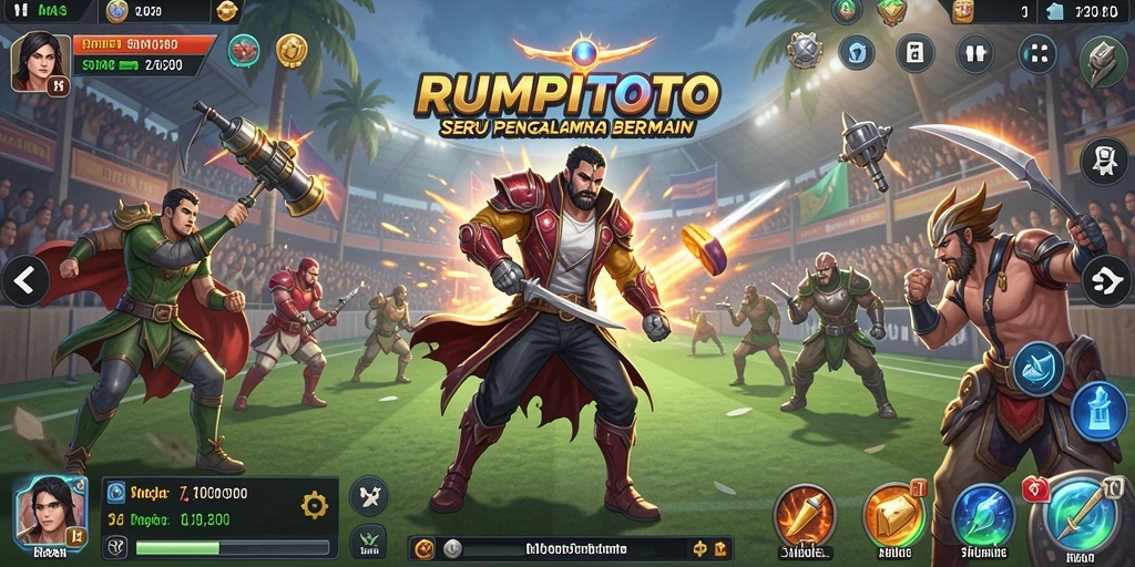 Tampilan gameplay RUMPITOTO yang menarik dan interaktif.