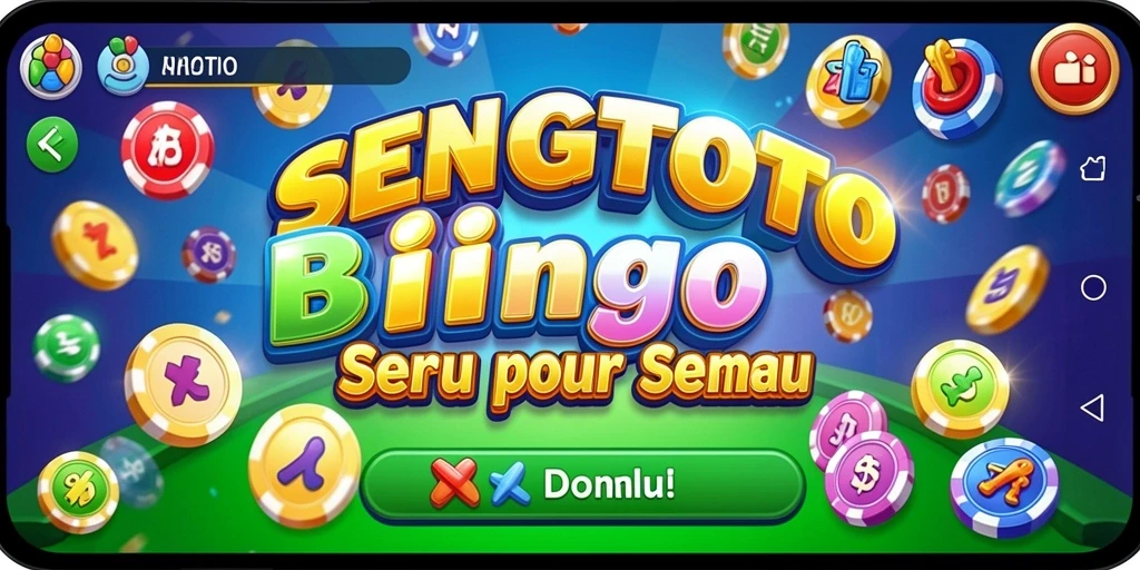 Screenshot utama SENGTOTO menampilkan gameplay Bingo yang seru.