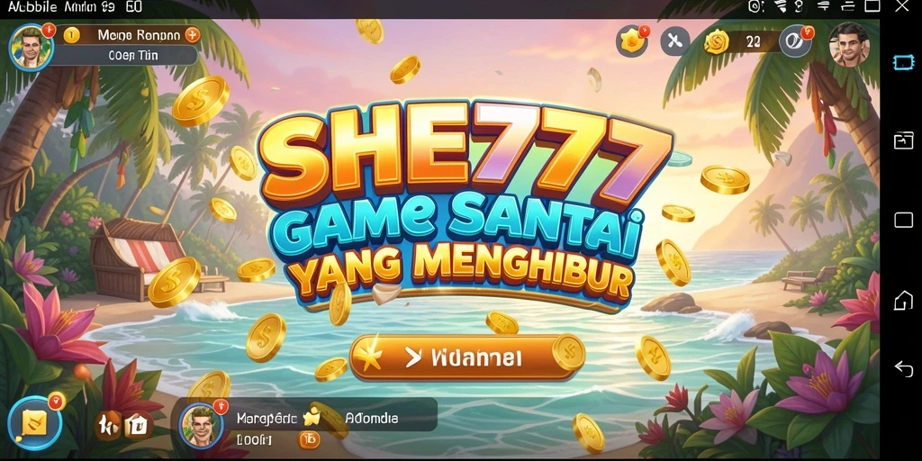 Tampilan gameplay SHE777 yang mengasyikkan dan penuh warna.